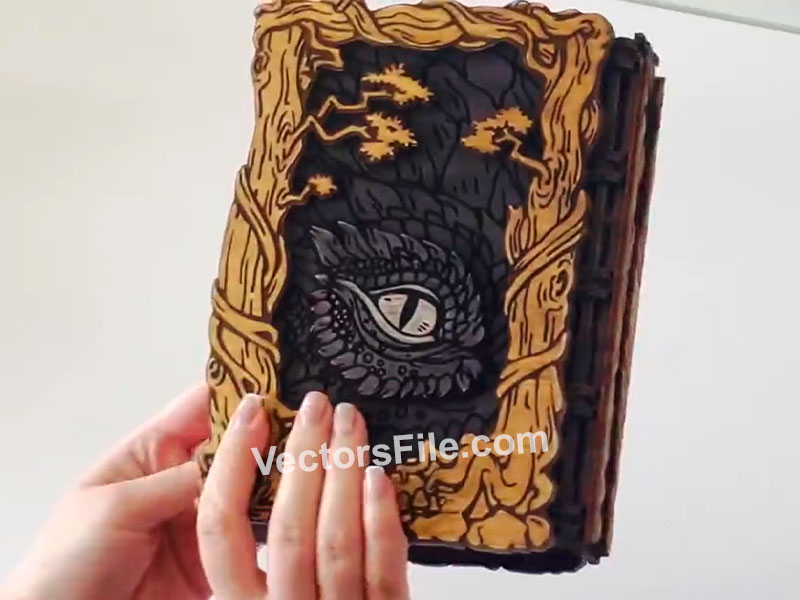 Laser Cut Dragon Eye Vintage Gift Box Unique Design