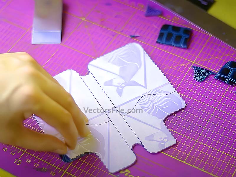 iPhone Leather Wallet Case for Card and Money Holder Template