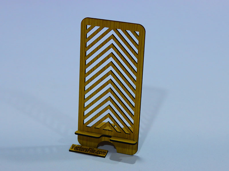Laser Cut Cell Phone Stand Template Wooden Mobile Stand