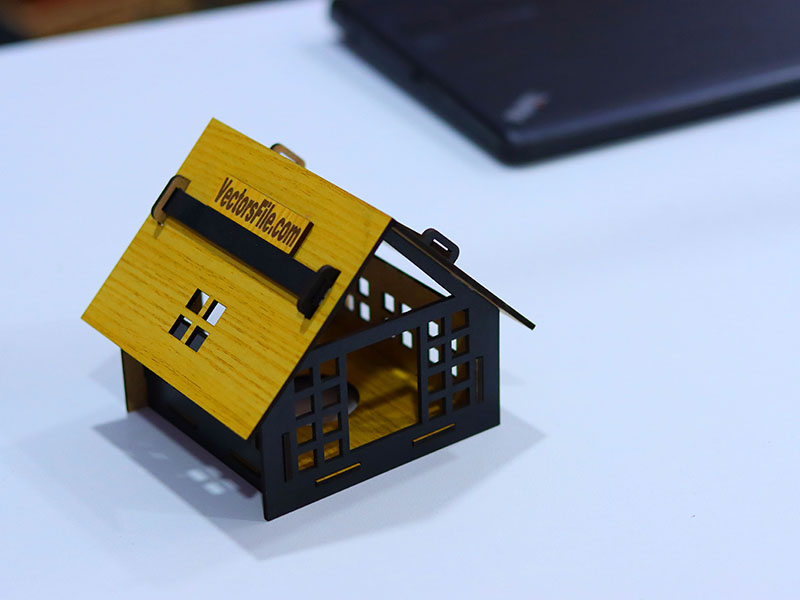 Laser Cut House Tealight Holder Tea Light Candle Holder
