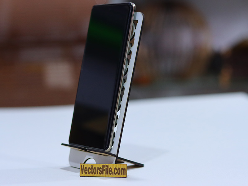 Laser Cut Cell Phone Stand Wooden Mobile Holder Desk Stand