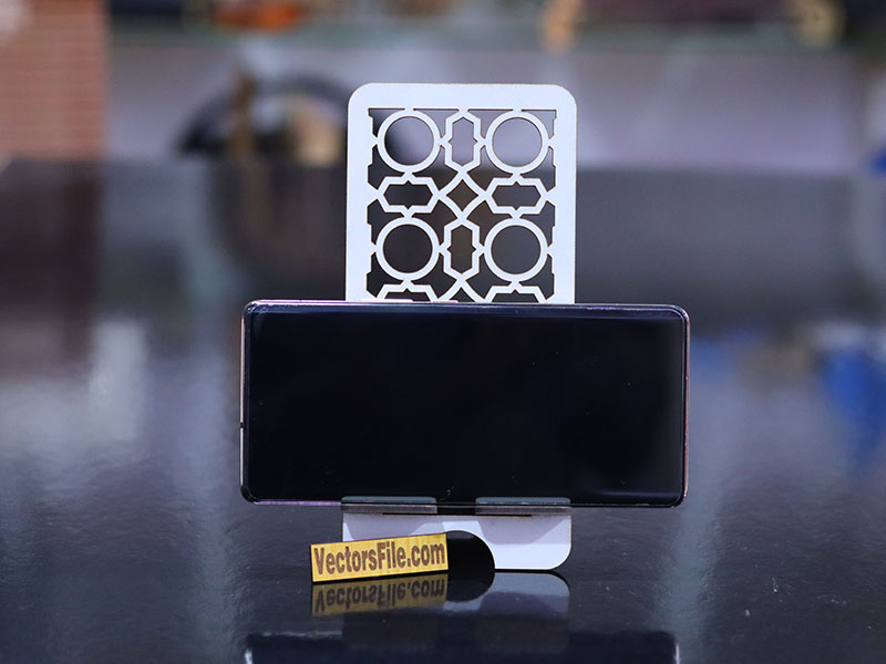 Laser Cut Cell Phone Stand Wooden Mobile Holder Desk Stand