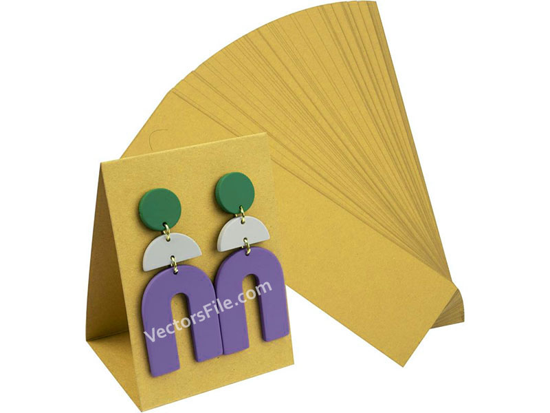 Laser Cut Pendant Earring Jewelry Template