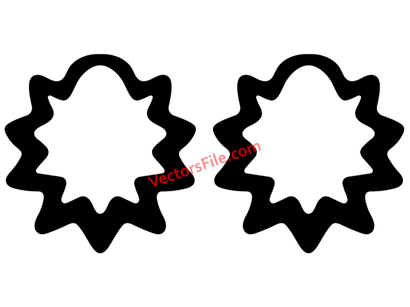 Wooden Earring Laser Cut Jewelry Template