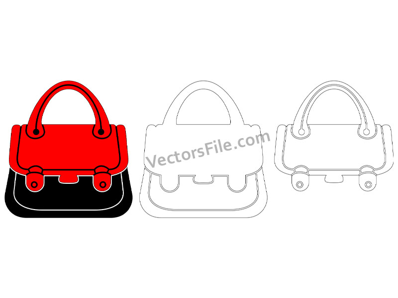 Laser Cut Kids School Bag Wood Earring Design