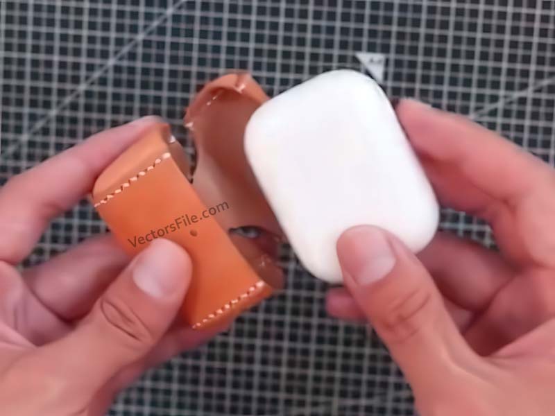 Airpods Case Laser Cut Airpods Leather Pouch Template