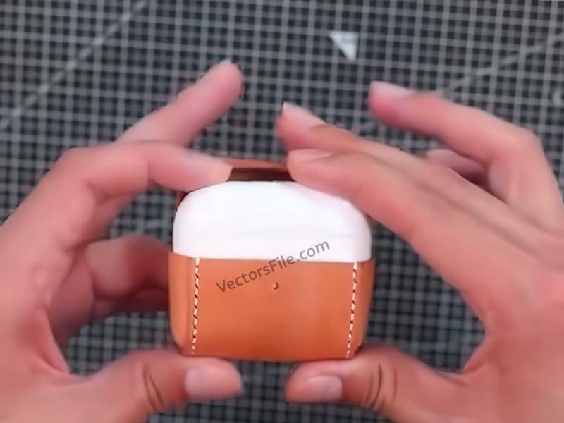 Airpods Case Laser Cut Airpods Leather Pouch Template