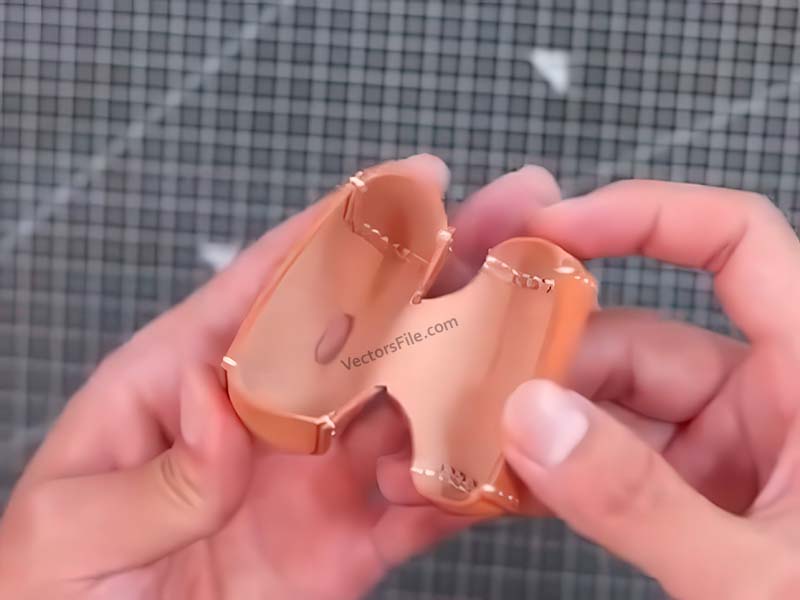 Airpods Case Laser Cut Airpods Leather Pouch Template