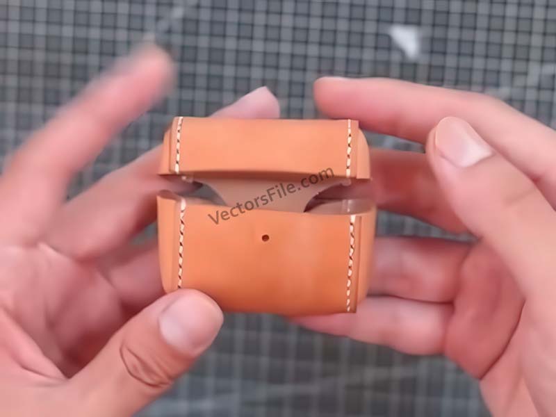 Airpods Case Laser Cut Airpods Leather Pouch Template