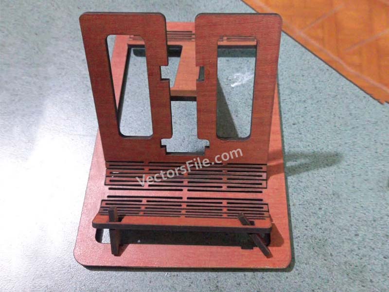 Laser Cut Portable Phone Desk Stand Holder
