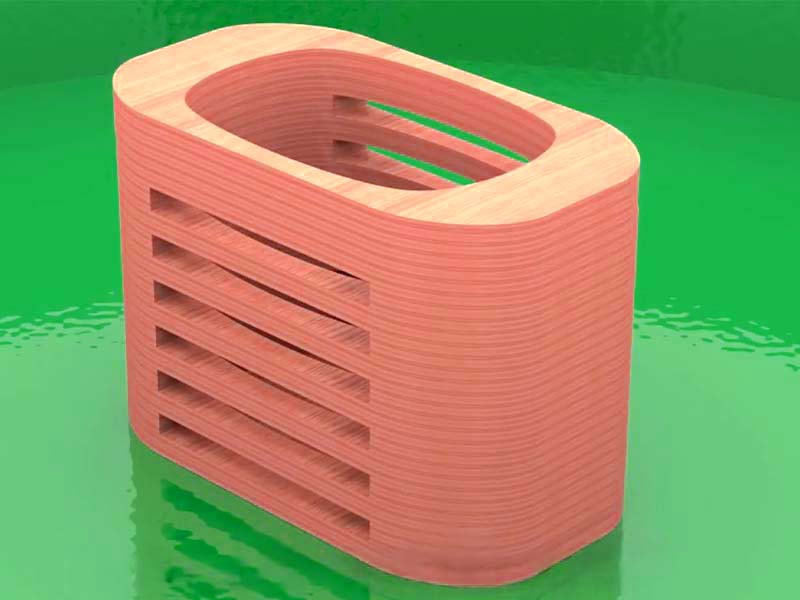 Wooden Pen and Pencil Holder Laser Cut 6mm Vector File