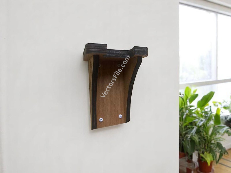 Laser Cut Wall Guitar Hanger Design Wooden Guitar Wall Mounted Holder