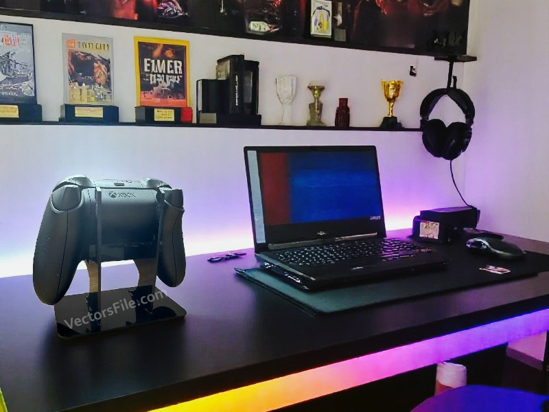 Laser Cut PS5 and Xbox Controller Acrylic Stand