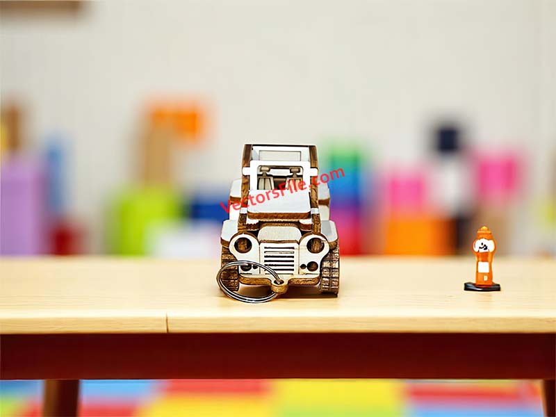 Laser Cut Miniature Toy Car 3D Puzzle Model Kit
