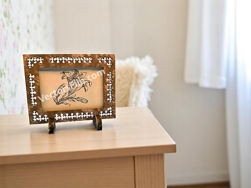 Laser Cut Photo Frame Template Wooden Table Picture Frame Design