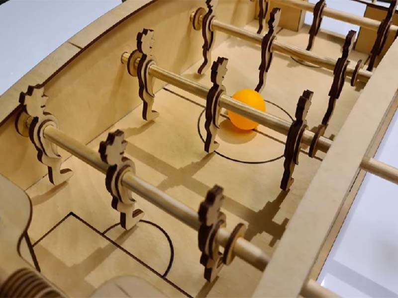Laser Cut 3D Puzzle Football Table Toy Game Model Kit