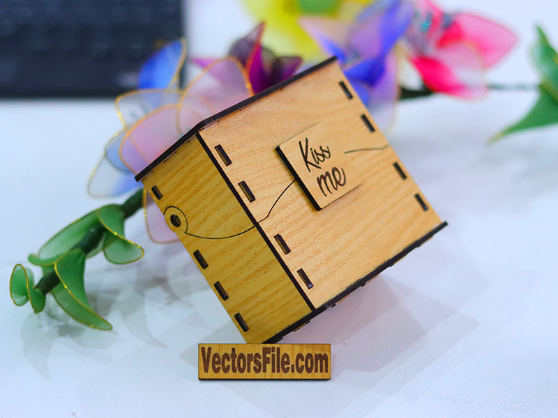 Laser Cut Gift Box Design Valentines Day Box Jewelry Box Template