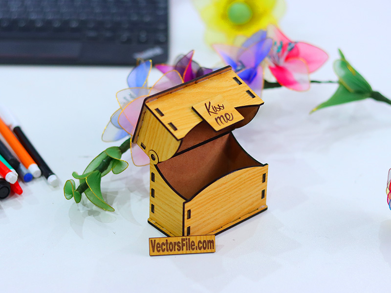 Laser Cut Gift Box Design Valentines Day Box Jewelry Box Template