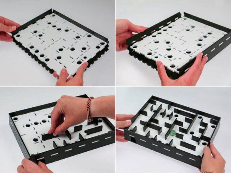 Laser Cut Maze Board Game Template