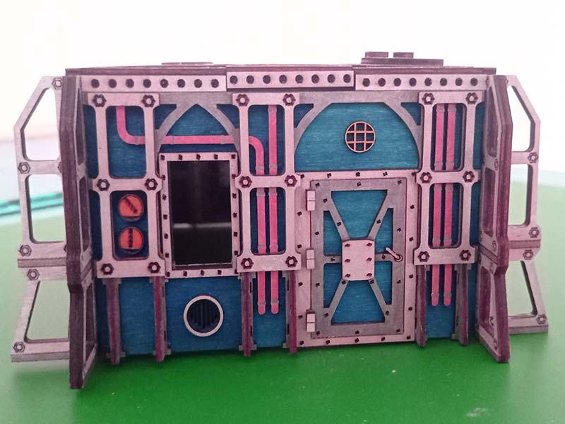 Laser Cut Wargame Bunker 3D Puzzle Toy Model Kit