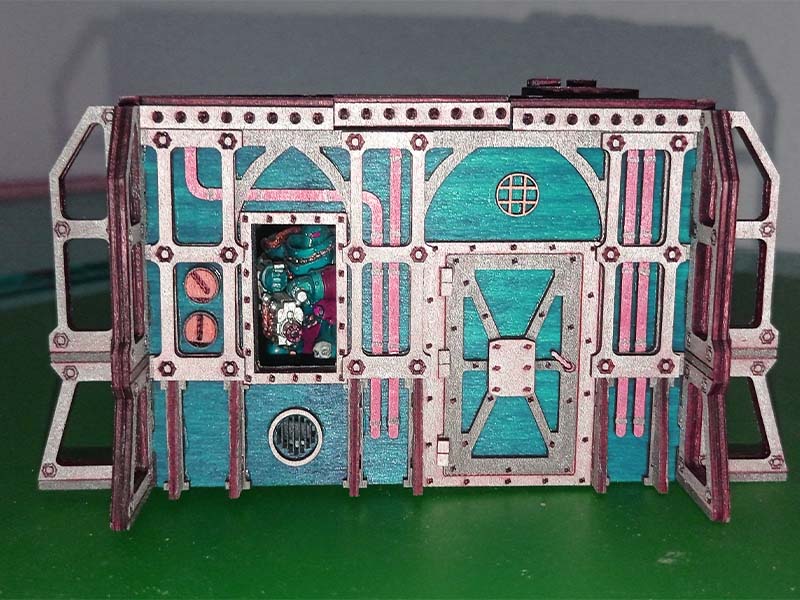 Laser Cut Wargame Bunker 3D Puzzle Toy Model Kit