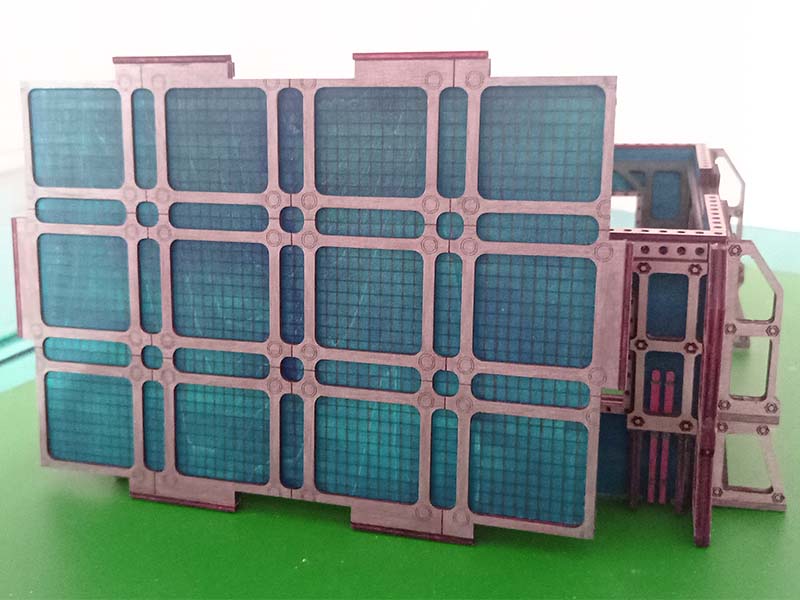 Laser Cut Wargame Bunker 3D Puzzle Toy Model Kit