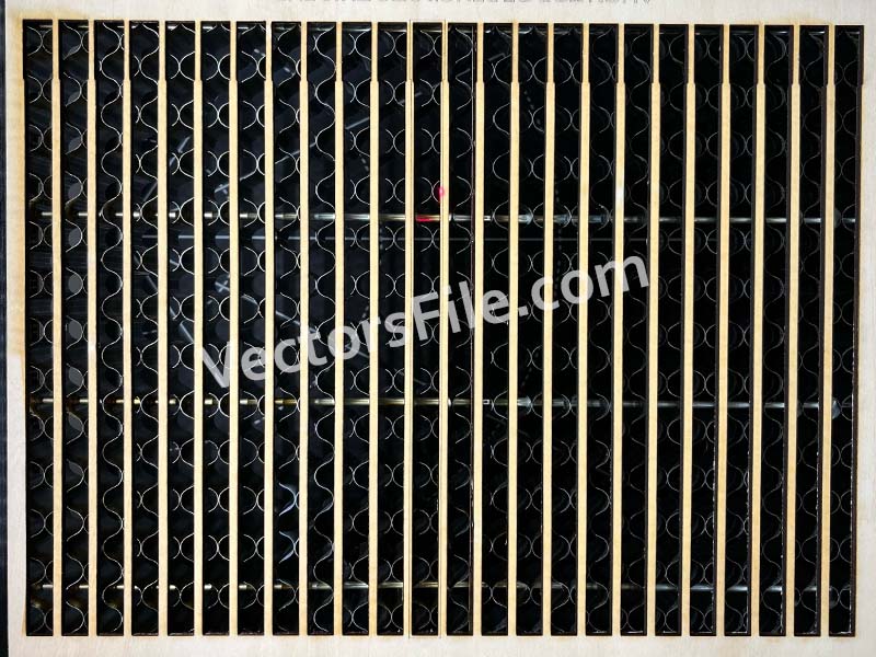 Laser Cut Pencil Jig Template for Laser Engraving