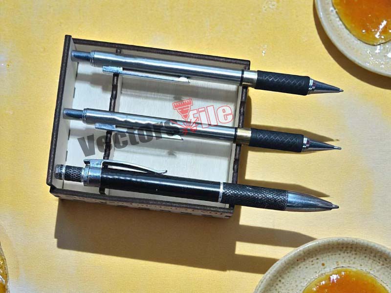 Laser Cut Pen Jig Wooden Stand for Laser Engraving