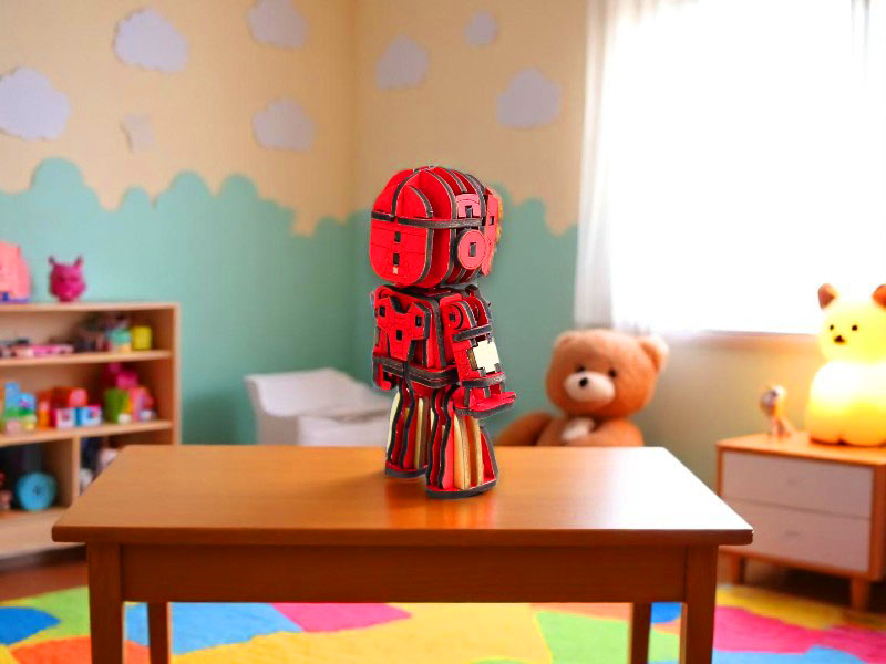 Laser Cut Wood Puzzle Superhero Iron Man Miniature 3D Model Kit