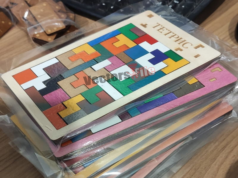 Laser Cut Wooden Intelligence Puzzle Board Game Template