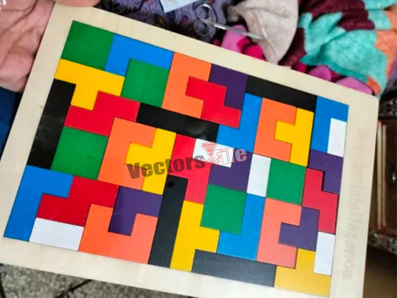 Laser Cut Wooden Intelligence Puzzle Board Game Template