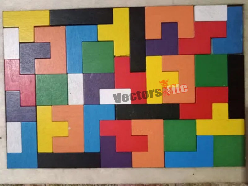 Laser Cut Wooden Intelligence Puzzle Board Game Template