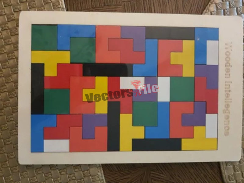 Laser Cut Wooden Intelligence Puzzle Board Game Template