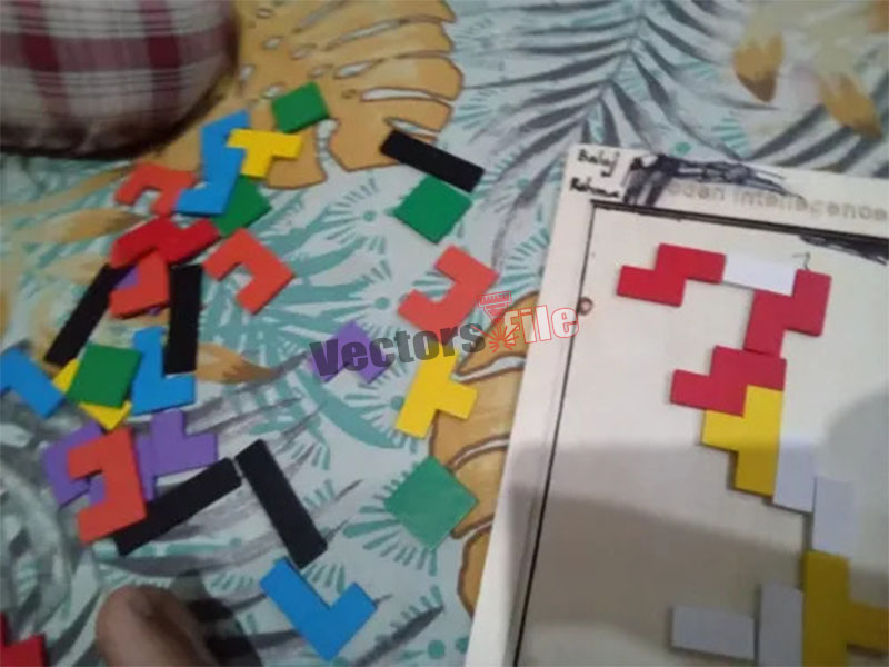 Laser Cut Wooden Intelligence Puzzle Board Game Template