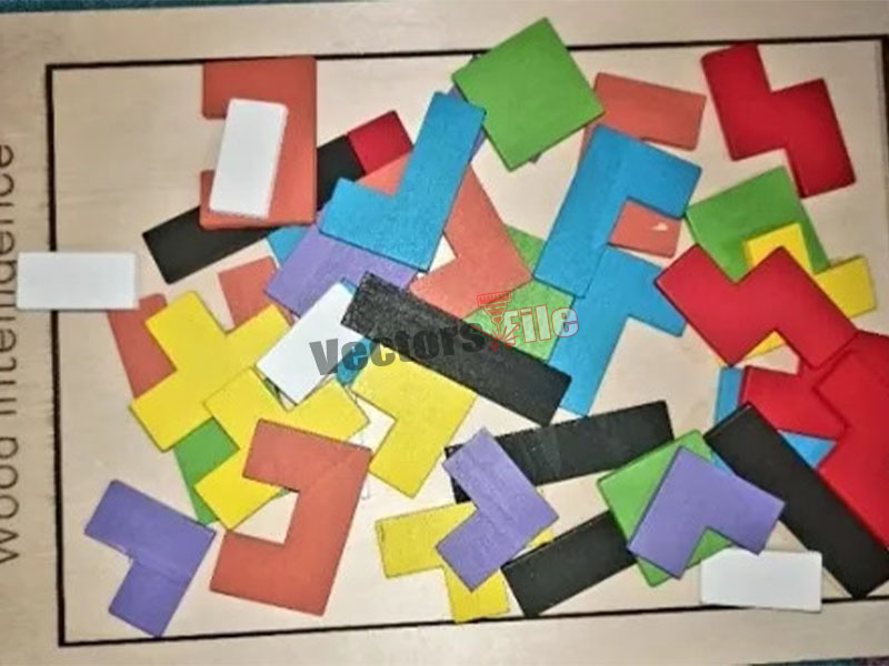 Laser Cut Wooden Intelligence Puzzle Board Game Template