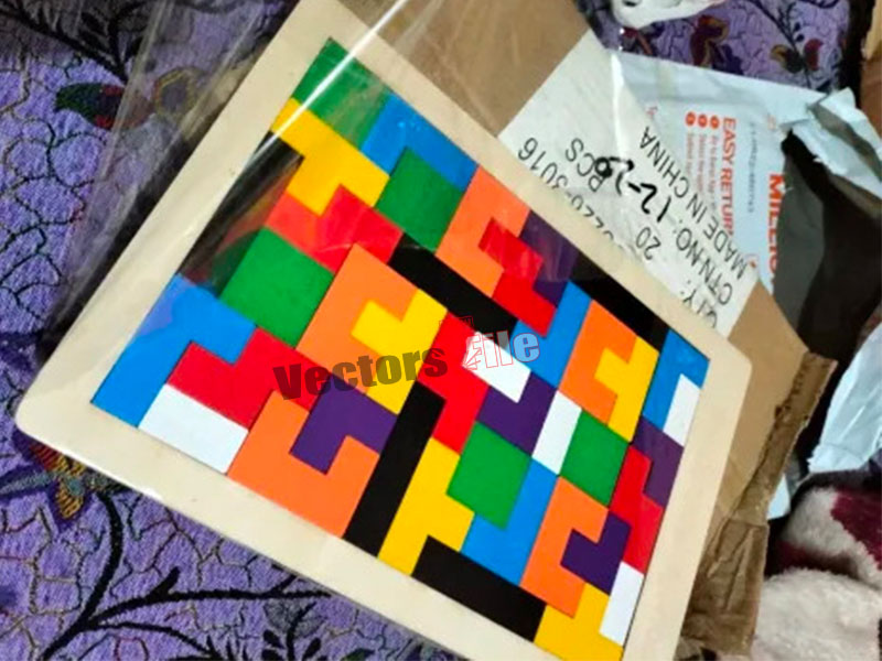 Laser Cut Wooden Intelligence Puzzle Board Game Template