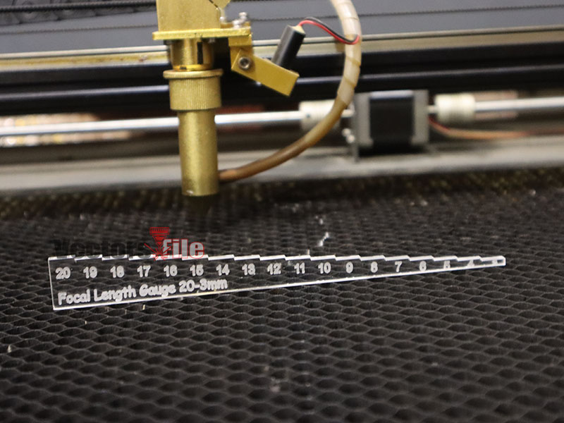 Laser Focus Depth Measure Focal Length Ruler Focal Height Gauge 3 to 20mm