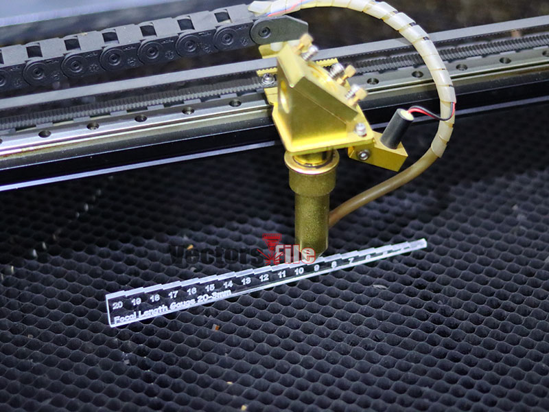Laser Focus Depth Measure Focal Length Ruler Focal Height Gauge 3 to 20mm
