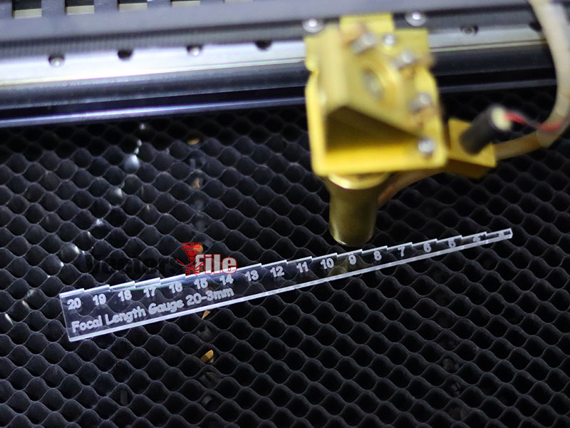 Laser Focus Depth Measure Focal Length Ruler Focal Height Gauge 3 to 20mm