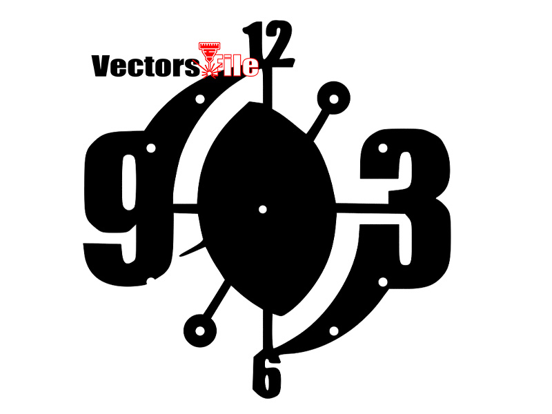 Laser Cut Abstract Art Modern Wooden 3D Wall Clock Design