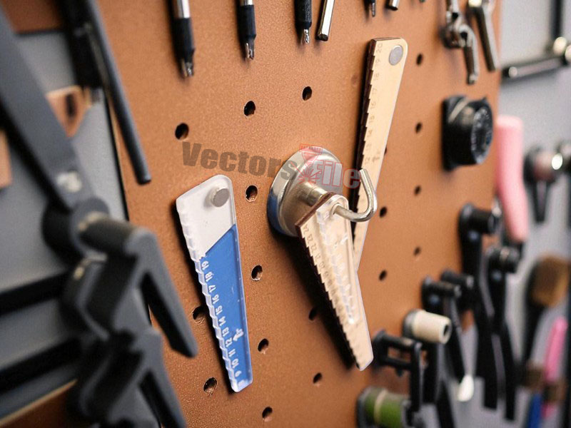 Laser Focus Depth Step Gauge Template for Laser Cutting and Engraving