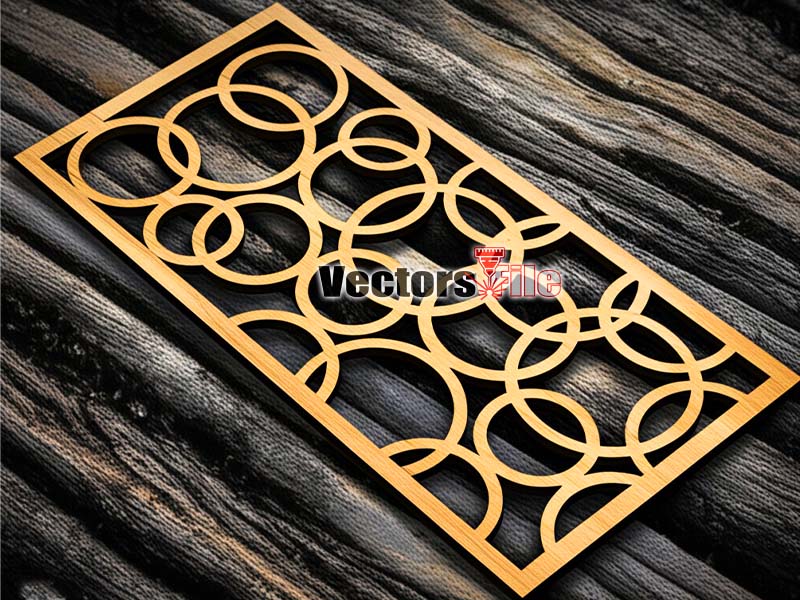 Laser Cut Circle Shape Grill Design Jali Pattern