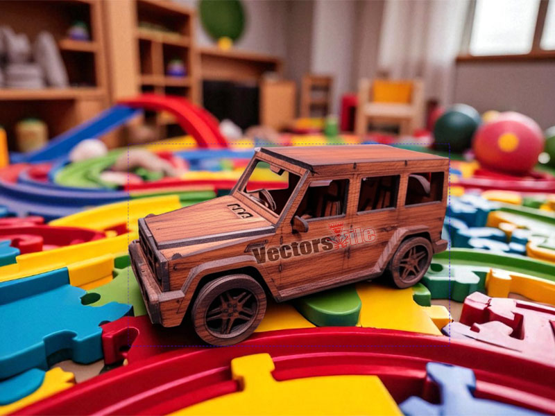 Laser Cut Wooden Mercedes Benz G Class SUV 3D Model Kit