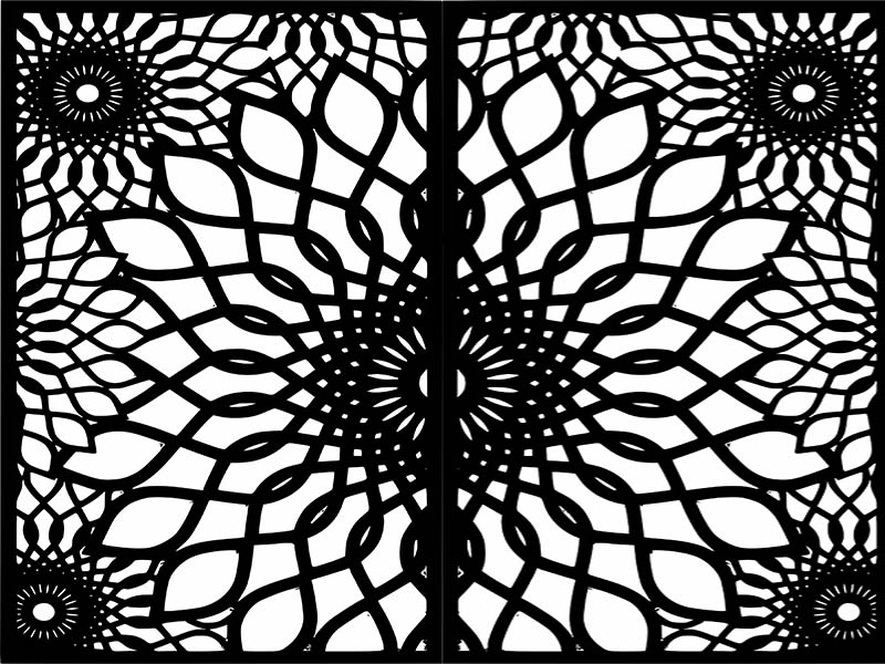 Laser Cut Modern Jali Design for Interior and Exterior Decor