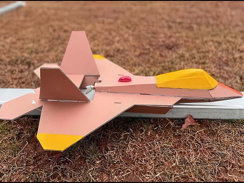 Laser Cut Cardboard Aircraft Plane 3D Puzzle Model