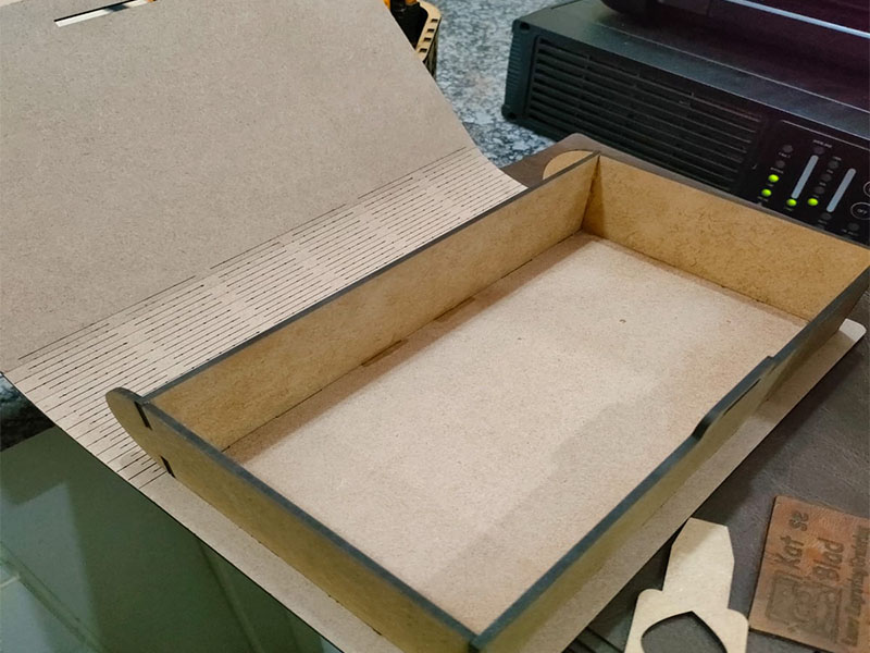 Laser Cut Wooden Book Gift Box Design