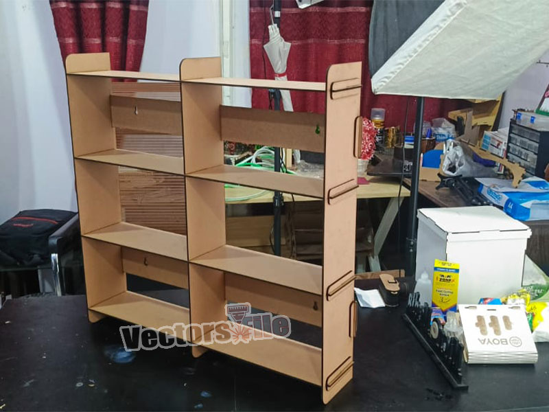 Laser Cut Wooden Wall Storage Shelf Design Kitchen Shelf Organizer
