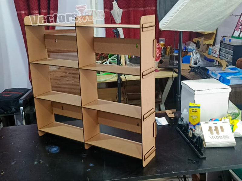 Laser Cut Wooden Wall Storage Shelf Design Kitchen Shelf Organizer