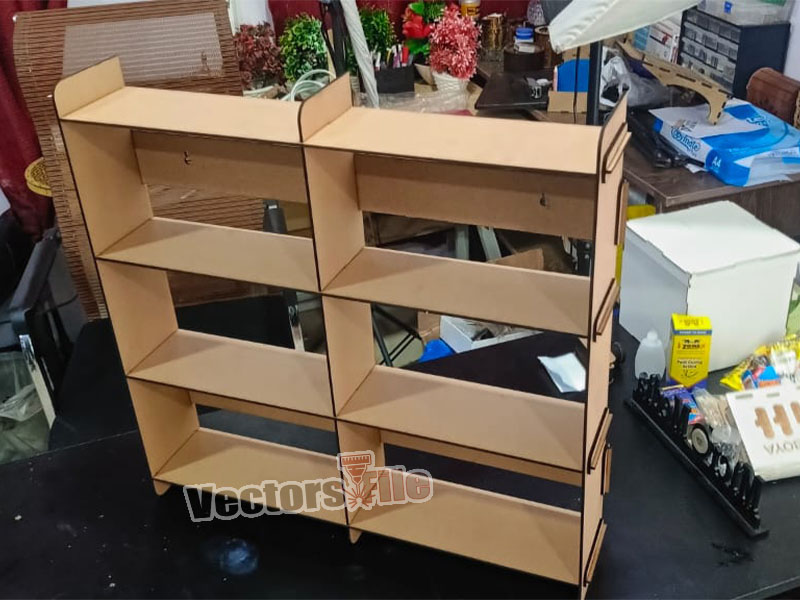 Laser Cut Wooden Wall Storage Shelf Design Kitchen Shelf Organizer