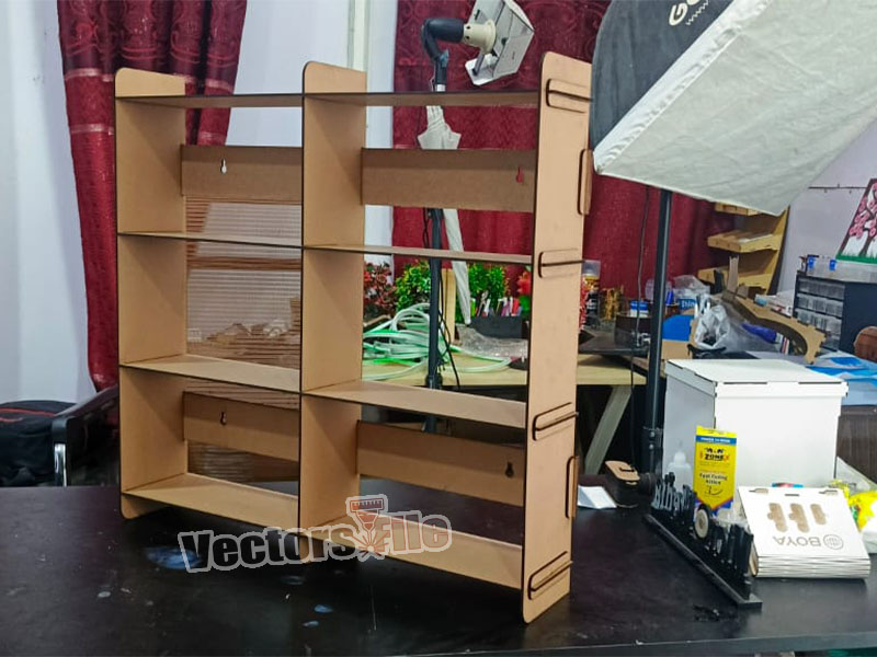 Laser Cut Wooden Wall Storage Shelf Design Kitchen Shelf Organizer